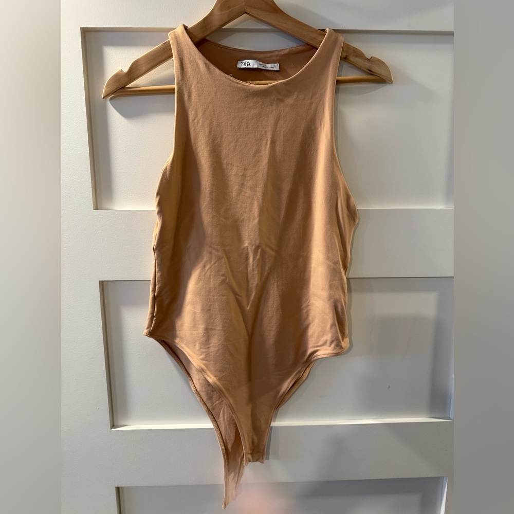 ZARA COWL NECK BODYSUIT